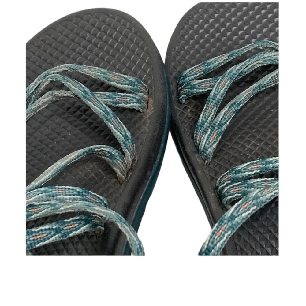 CHACO Zong X Ecotread Sandals Slip on Green Fizz Hiking Outdoors Size 10